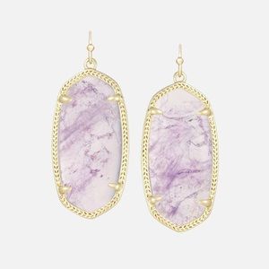 Kendra Scott Amethyst Elle Earrings